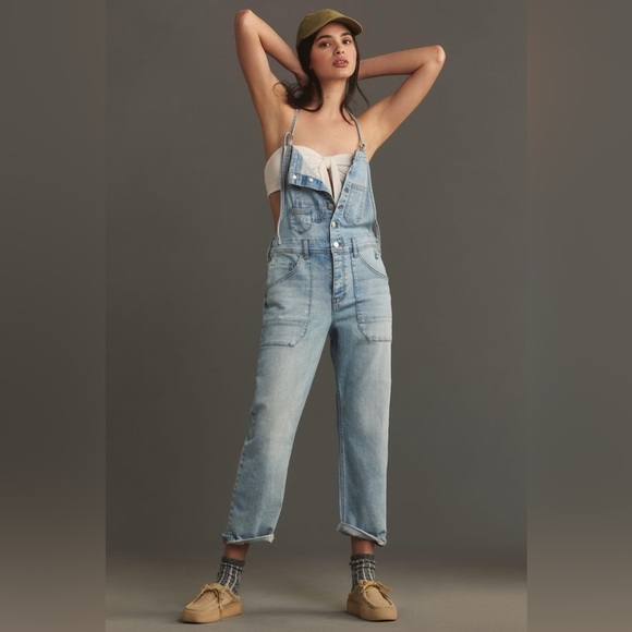 Pilcro Denim - Pilcro Painter Denim Overalls Anthropologie XL
